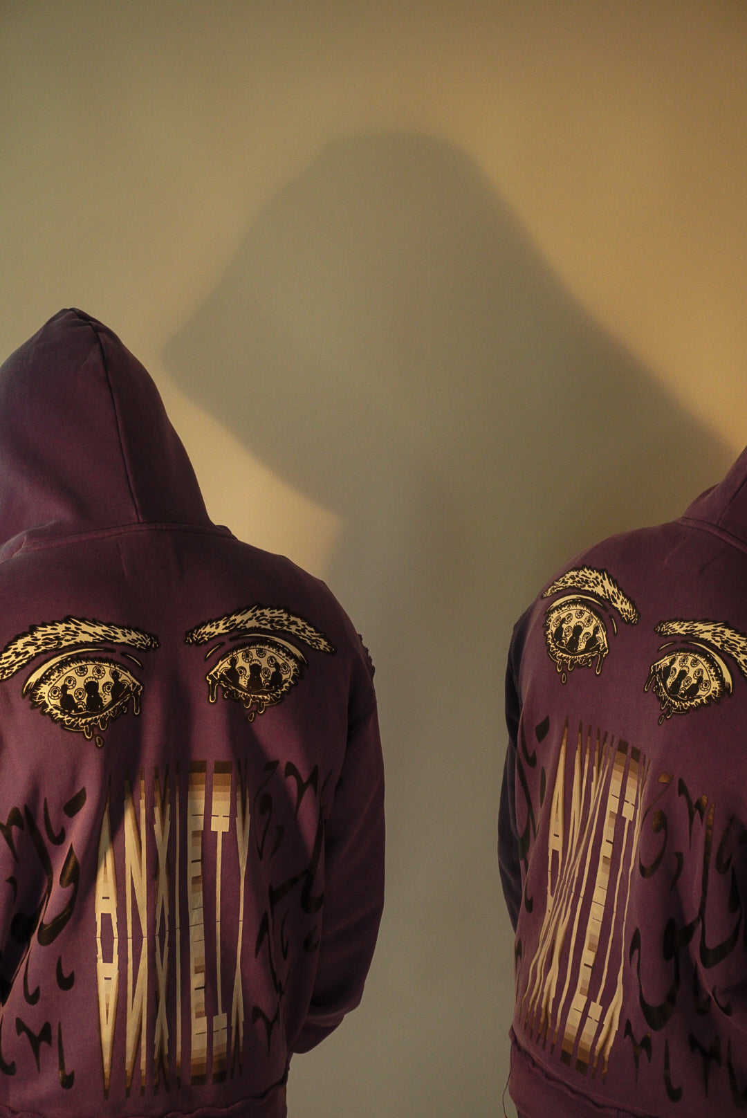 Purple Distressed (MHA) Anxiety Zip Up
