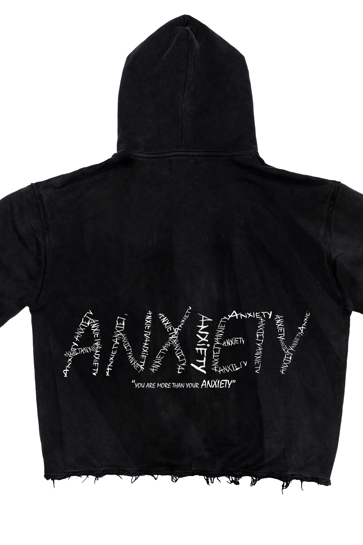 Grey Distressed (MHA)Anxiety Hoodie