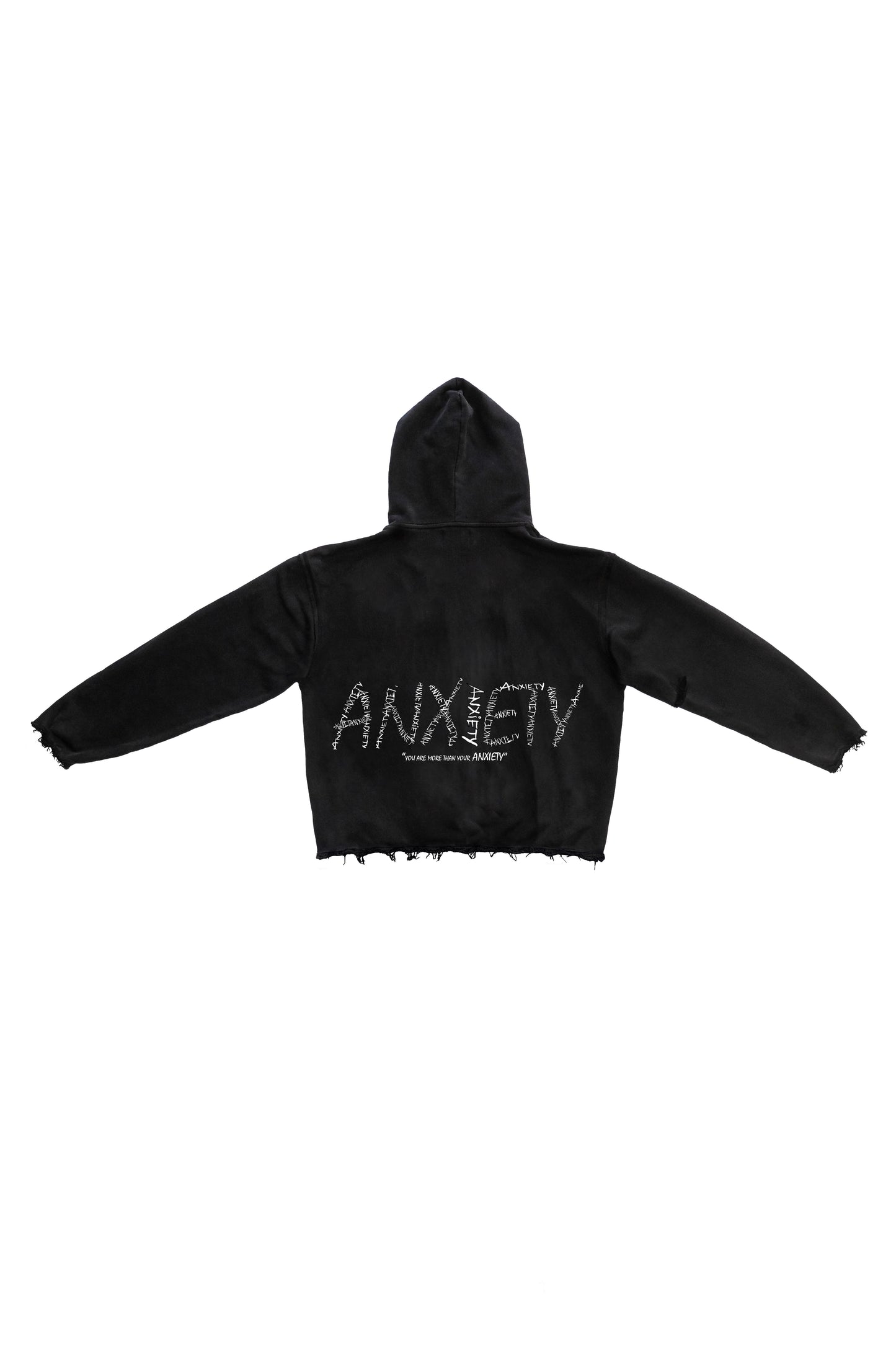 Grey Distressed (MHA)Anxiety Hoodie