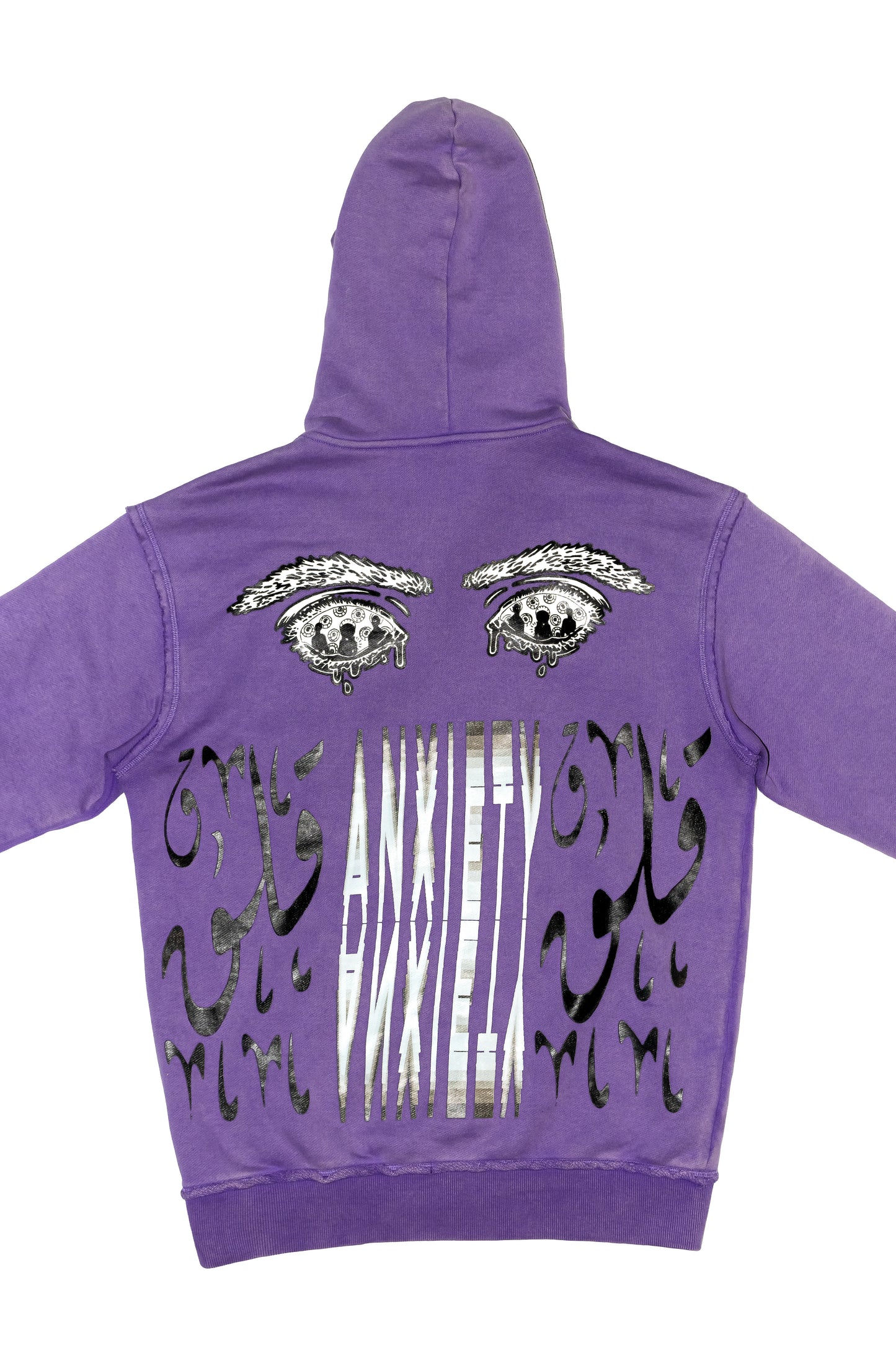 Purple Distressed (MHA) Anxiety Zip Up